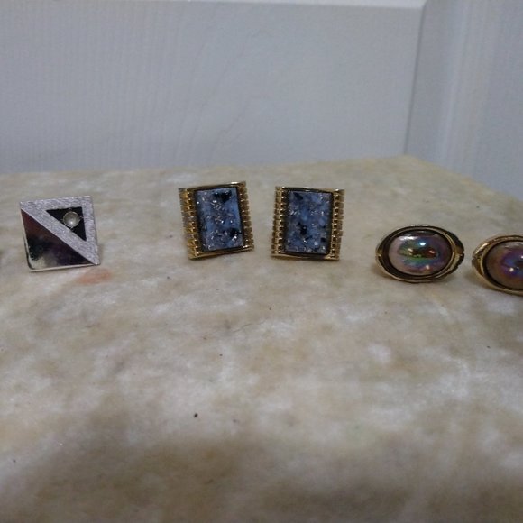 Other - 3 Pair Men's Vintage Cuff Links